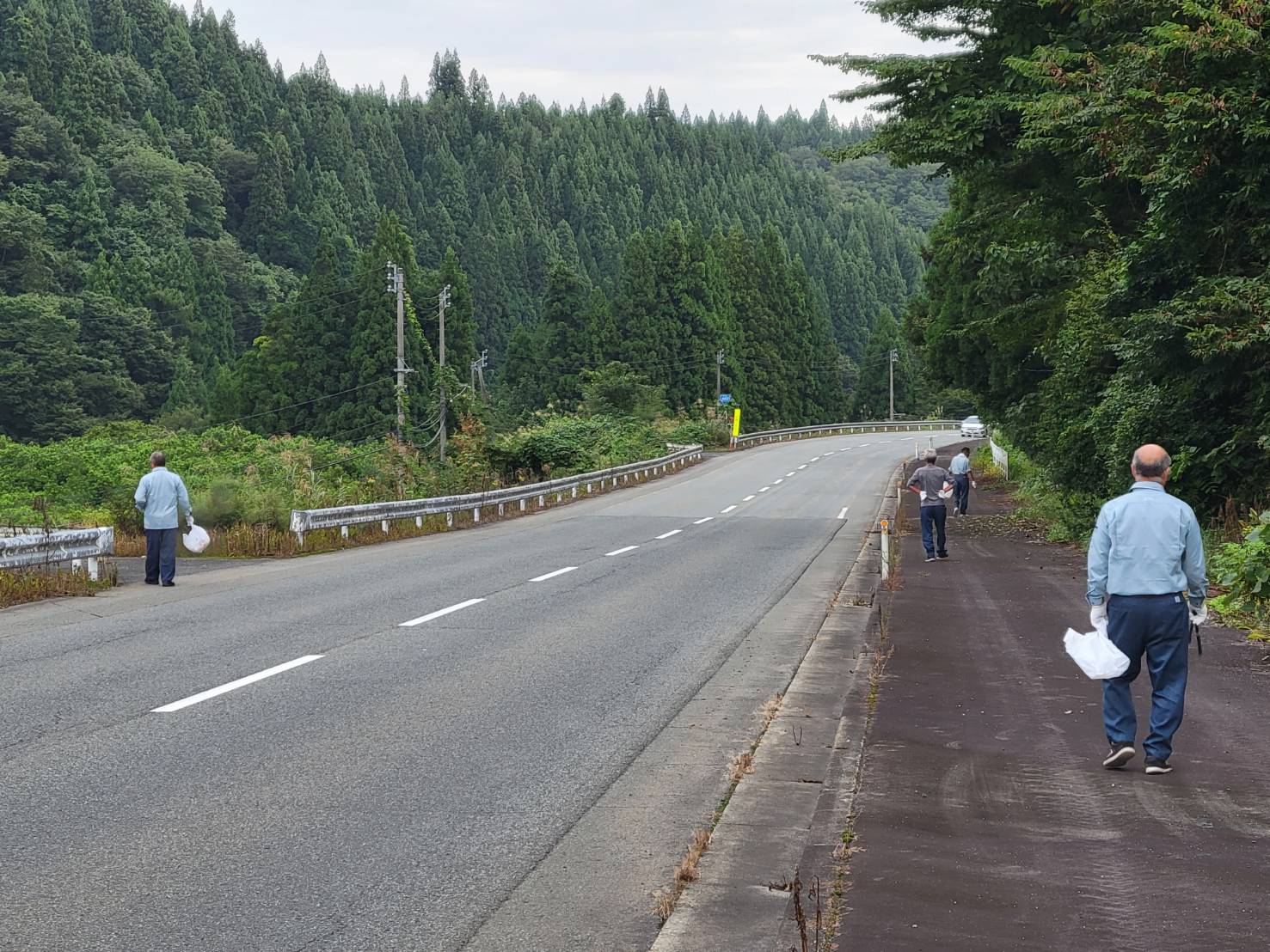 2025年9月15日マイロードサポートの様子